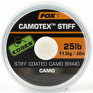Fir Textil Fox Edges Camotex Stiff, 20m