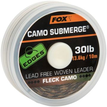 Fir Textil Fox Edges Submerge Camo Leader, Fleck Camo, 10m