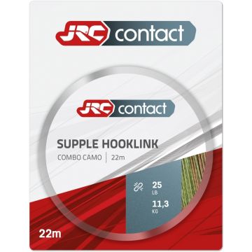 Fir Textil JRC Contact Supple Hooklink, Combo Camo, 22m
