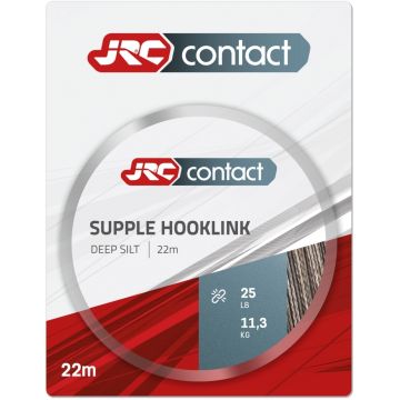 Fir Textil JRC Contact Supple Hooklink, Deep Silt, 22m