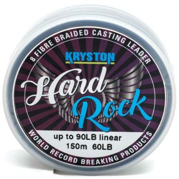 Fir Textil Kryston Hard Rock Braided Casting Leader Moss Green, 60lbs, 150m