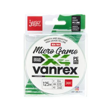 Fir Textil Lucky John Vanrex Micro Game X4 Braid Fluo Green