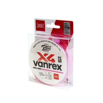 Fir Textil Lucky John Vanrex X4 Braid, Pink