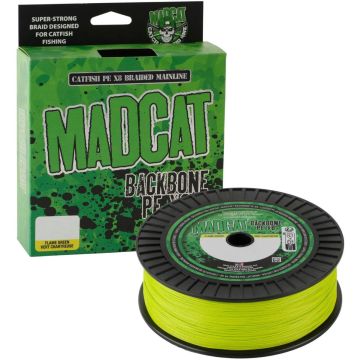 Fir Textil Madcat BackBone PE X8, Chartreuse, 3000m
