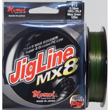 Fir Textil Momoi Jigline MX8 Moss Green 125m