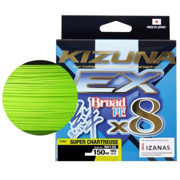 Fir Textil Owner Kizuna X8 Broad EX, Super Chartreuse, 150m
