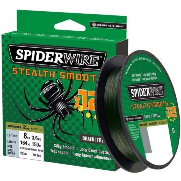 Fir Textil SpiderWire Stealth Smooth 12 Braid, Moss Green, 150m