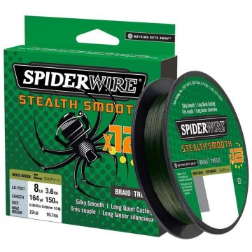 Fir Textil SpiderWire Stealth Smooth 12 Braid, Moss Green, 2000m