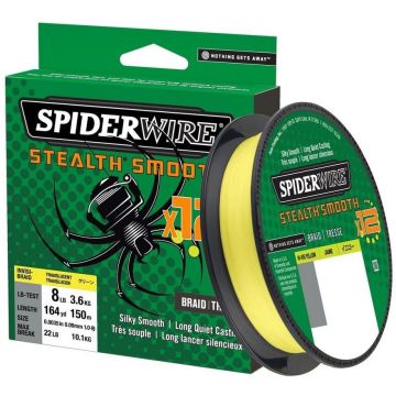 Fir Textil SpiderWire Stealth Smooth 12 Braid, Yellow, 2000m