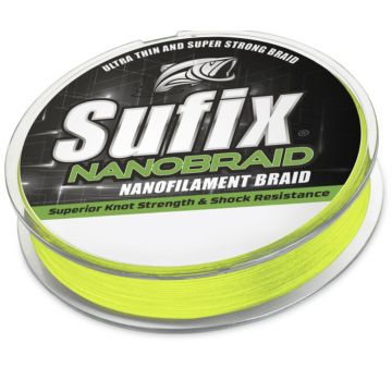 Fir Textil Sufix Nanobraid, Chartreuse, 100m