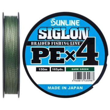 Fir Textil Sunline Siglon PE X4, Dark Green, 150m