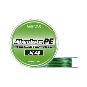Fir Textil Varivas Absolute Premium PE X4, Marking Green, 150m