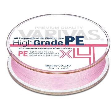 Fir Textil Varivas High Grade PE X4, Milky Pink, 100m