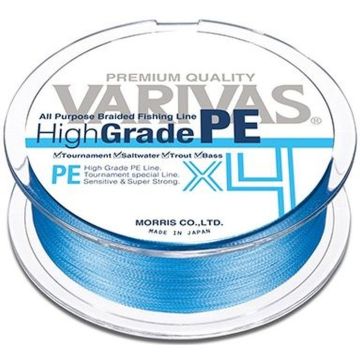 Fir Textil Varivas High Grade PE X4, Water Blue, 150m