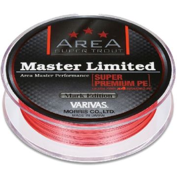 Fir Textil Varivas Super Trout Area Master Limited Super Premium PE, Sight Orange, 0.02mm/6.5lbs, 75m