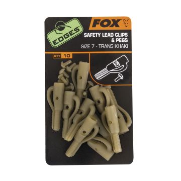 FOX Edges Lead Clip + Pegs Size 7