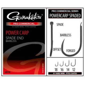 Carlige Gamakatsu Coars Pro-C Power Carp Spade, 10buc/plic