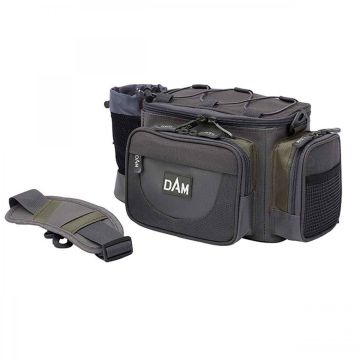 Geanta Accesorii Spinning DAM Hip Shoulder Bag Medium + 3 Cutii pentru Naluci, 37x20x18cm