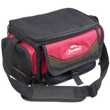 Geanta Berkley System Bag RedBlack + 4 Cutii Naluci, 34x22x20cm
