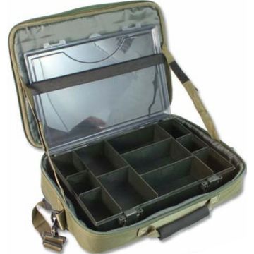 Geanta NGT Box Case Tackle Bag & Bivvy Table, 40x37x7cm