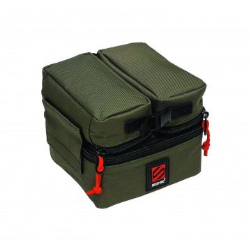 Geanta Sonik Foldout Tackle Pouch Green, 16x16x8cm