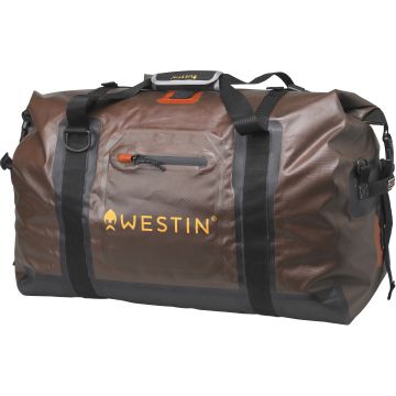 Geanta Westin W6 Roll-Top Duffelbag, Grizzly Brown/Black, 60x61x30cm