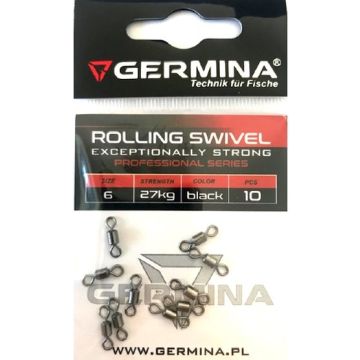 Vartej Germina Cilindric Rolling Swivel, 10buc/plic