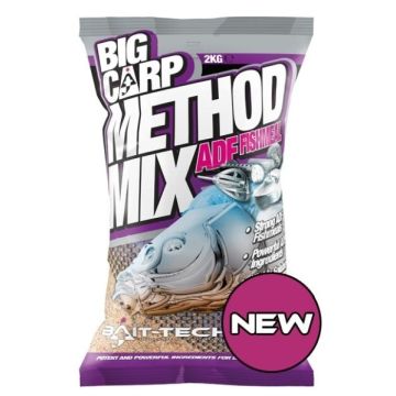 Groudbait Bait-Tech Method Mix Big Carp ADF Fishmeal, 2kg