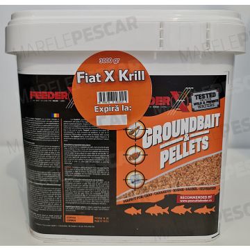 Groundbait&Pellets FeederX Fiat X Krill, 3kg