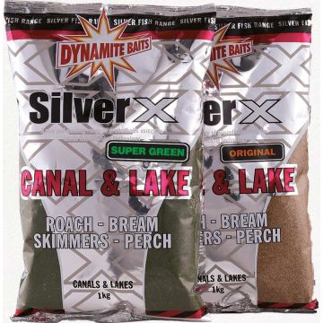 Groundbait Dynamite Baits Silver X Canal and Lake Original, 1kg