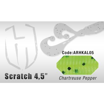 Grub Colmic Herakles Scratch 11.4cm Chartreuse Pepper 8buc/plic