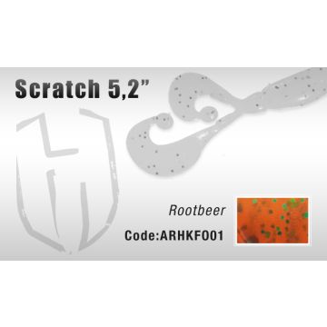 Grub Colmic Herakles Scratch 13cm Rootbeer 7buc/plic