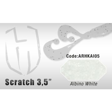 Grub Colmic Herakles Scratch 8.9cm Albino White 12buc/plic
