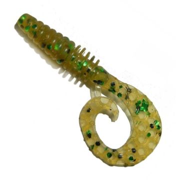 Grub Fanatik Viper 2, Moss Green, 5cm, 10buc/blister