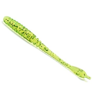 Grub FishUp ARW Worm 2", 026 Flo Chartreuse/Green, 5.5cm, 12buc/plic