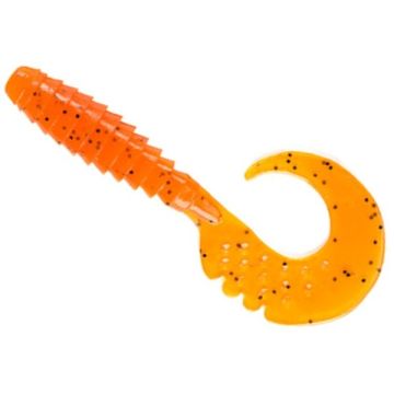 Grub FishUp Fancy Grub 2", 049 Orange Pumpkin/Black, 5cm, 10buc/plic