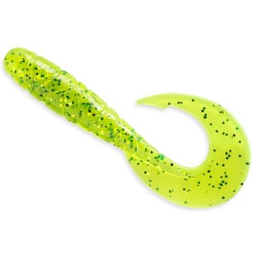 Grub FishUp Mighty Grub 3.5", 026 - Flo Chartreuse Green, 10cm, 7buc plic