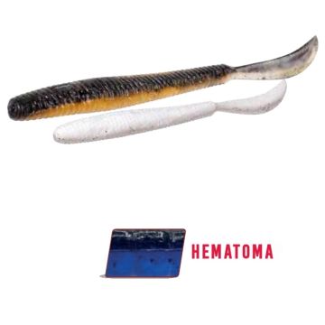 Grub Herakles Leftail Worm, Culoare Hematoma, 12cm, 10buc/plic