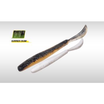 Grub Herakles Leftail Worm, Culoare Summer Craw, 8.6cm, 10buc/plic