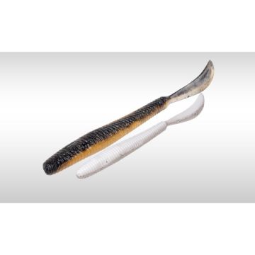 Grub Herakles Leftail Worm, Culoare White Pepper, 12cm, 10buc/plic