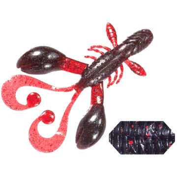 Grub Herakles Rugby Craw, Black Red Flk, 11.4cm, 5buc/plic