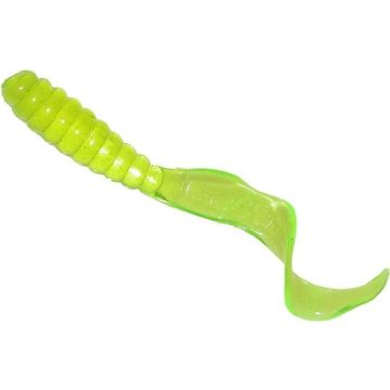 Grub Mister Twister 12cm Verde Gliter 5buc/plic