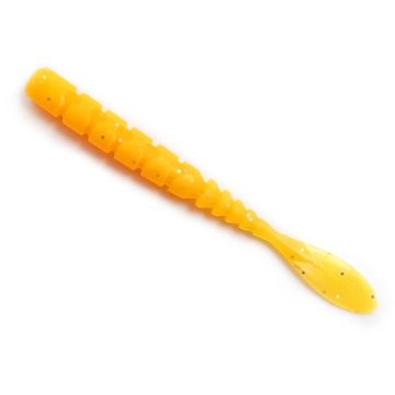 Grub Mustad Aji Micro Fla, Orange Glow Glitter, 5cm, 15buc/plic
