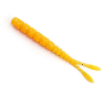 Grub Mustad Aji Micro Pilo, Orange Glow Glitter, 5cm, 15buc plic