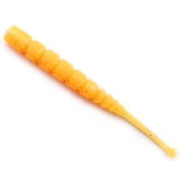 Grub Mustad Aji Micro Plu, Orange Glow Glitter, 5cm, 15buc plic