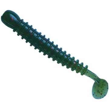 Grub Owner Rock'N Bait Cultiva Ring Kick Tail, Motor Oil, 5cm, 0.9g, 12buc/plic
