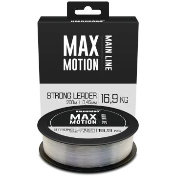 Fir Monofilament Haldorado Max Motion Strong Leader, Culoare Gri, 200m
