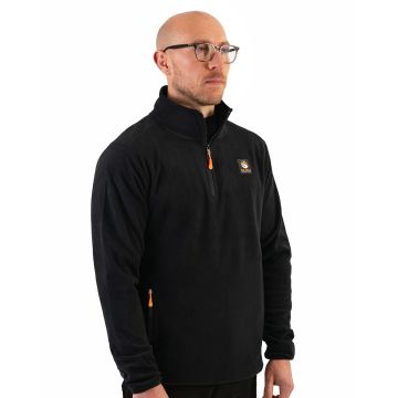 Hanorac Guru 1/4 Zip Fleece, Black