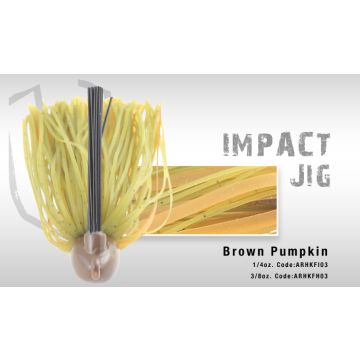 Jig Colmic Hearkles Impact Antibradis 3/0 10.5g Brown/Pumpkin