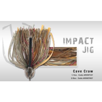 Jig Colmic Hearkles Impact Antibradis 3/0 10.5g Cave Craw